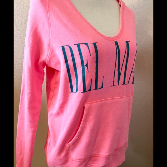 Billabong pink del mar tunic hoodie medium - Picture 3 of 5